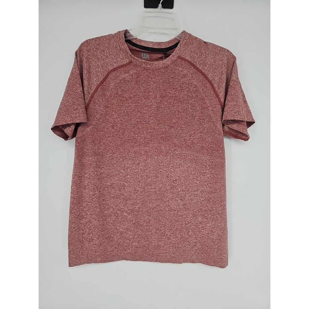 VRST Men's‎ Short Sleeve Shirt Small Circuit Seamless Shirt Red NEW